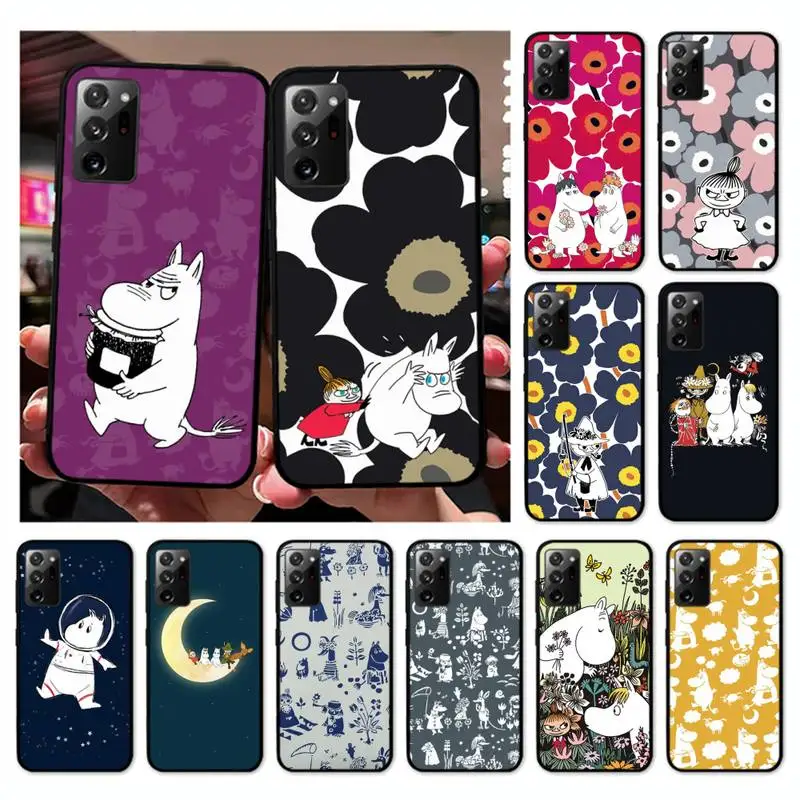 

Cartoon cute hippo moo Phone Case for Samsung Note 20 Ultra 10 pro lite plus 9 8 5 4 3 M 30s 11 51 31 31s 20 A7