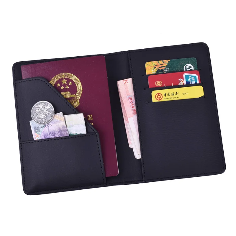 Многофункциональная дорожная Обложка для паспорта из искусственной кожи