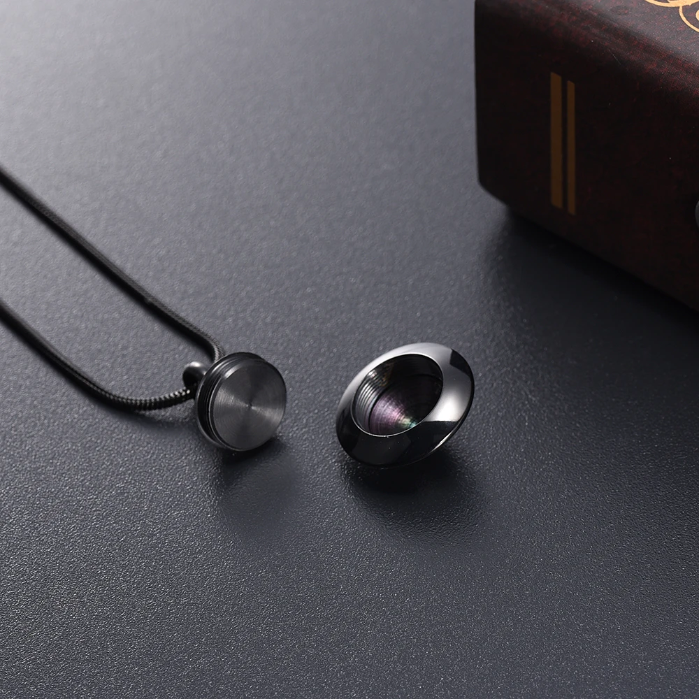 IJD10065 памятный сувенир для кремации из нержавеющей стали черный космический