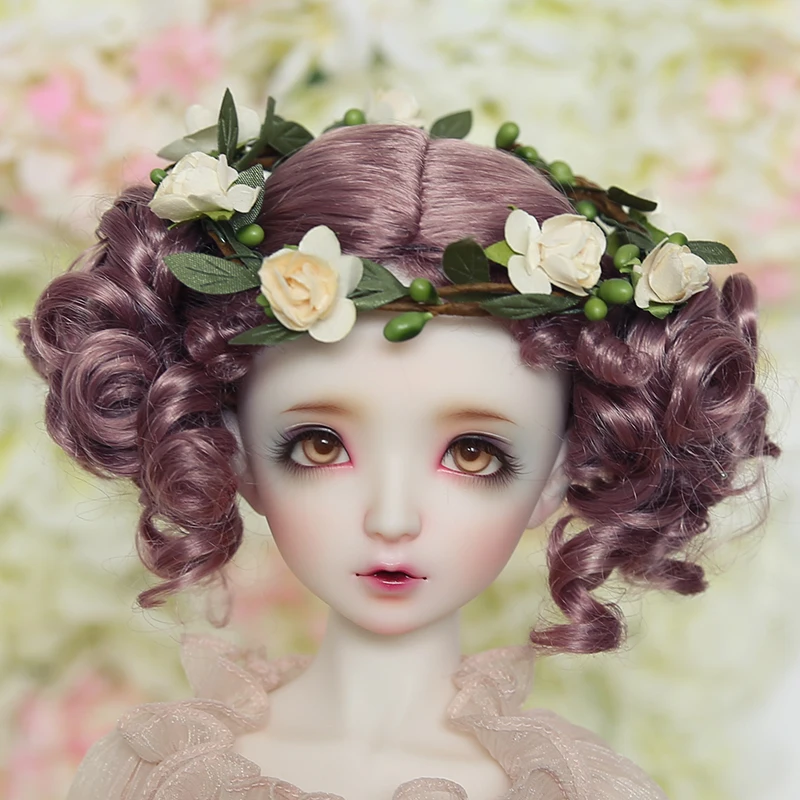 Bybrana 1/3 1/4 1/6 BJD парики синтетический мохер SD куклы sd16 sd10 sd13 yosd msd - Цвет: 2
