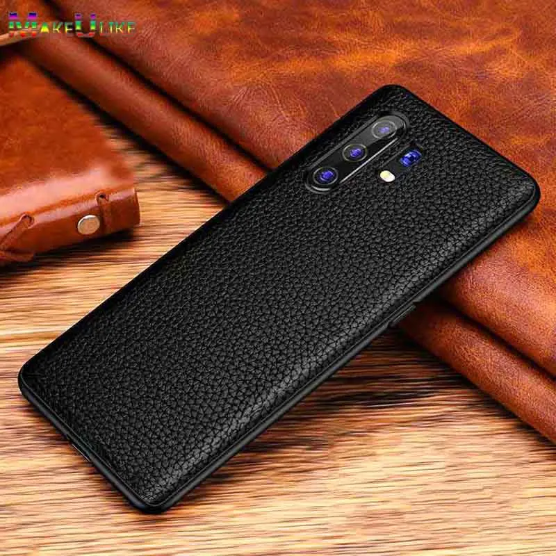 

Genuine Leather Case for Vivo X30 Pro X30Pro Back Case Soft Cover Lychee Grain Phone Case for Vivo X 30 Pro 30Pro Cover