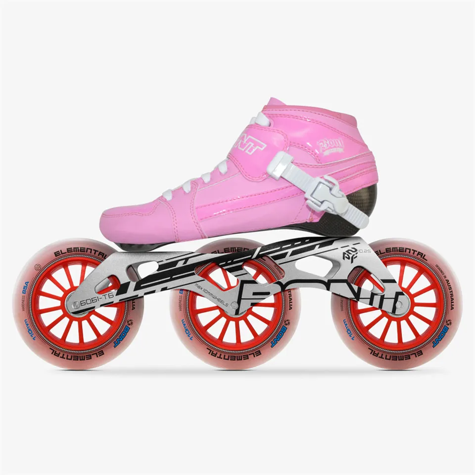 Профессиональные скоростные роликовые коньки Bont Pursuit 3*90/100/110 мм из углеродного