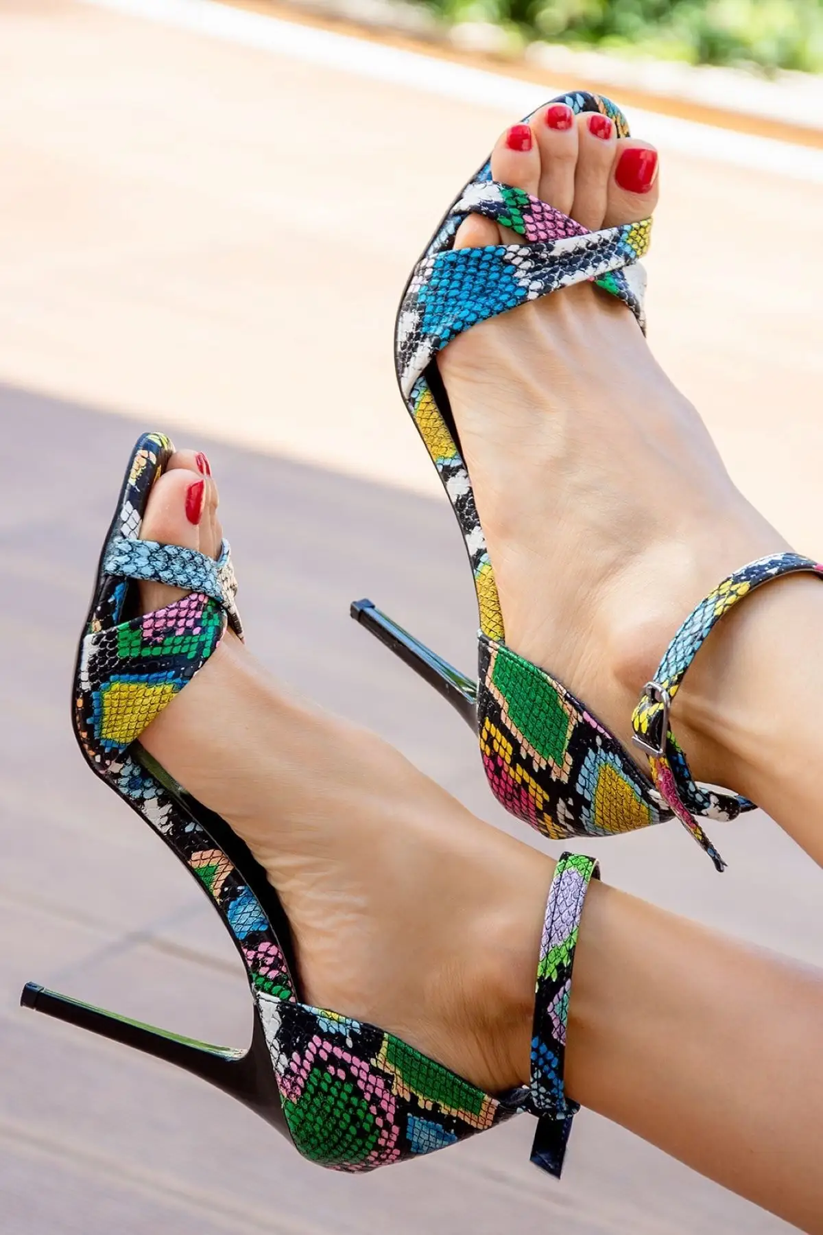 

Colorful Women 'S High-Heeled Shoes stiletto sexy party special design elegant fashion 10 cm