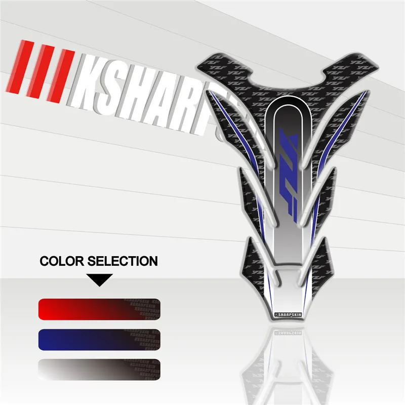 Наклейки для топливного бака мотоцикла 3D защитные наклейки YAMAHA YZF топливный бак