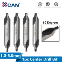 xcan hss center drills bit 60 degree metal drill bit power tools hole drilling hole cutter 1 01 52 02 53 03 54 05 0mm