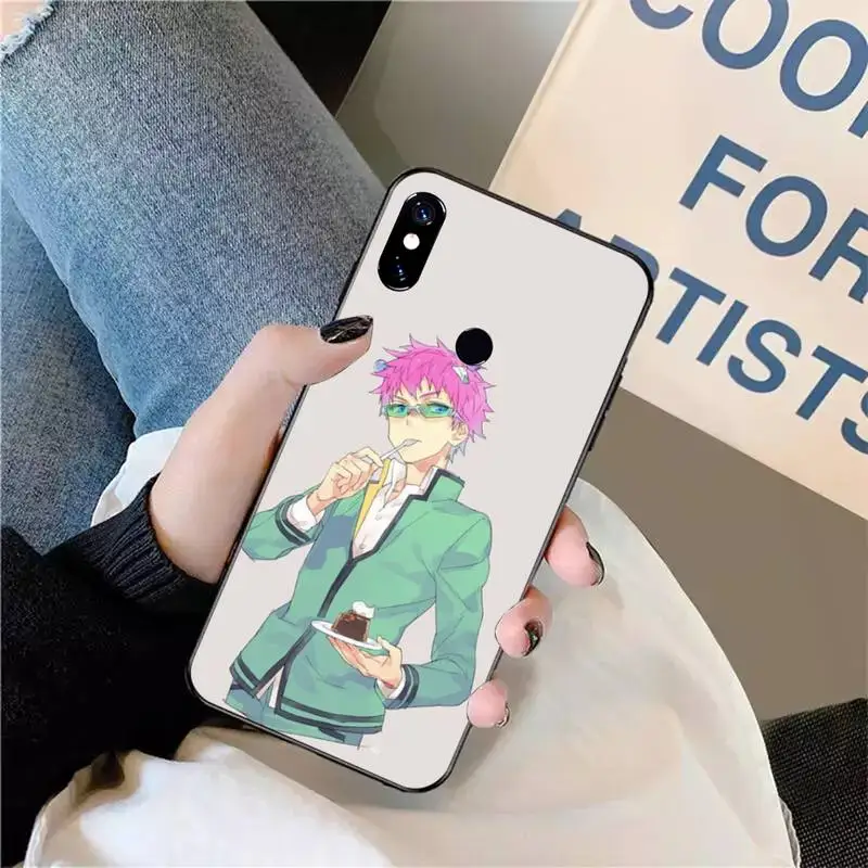 

the disastrous life of saiki Phone Case For Xiaomi Redmi note 7 8 9 t max3 s 10 pro lite coque funda shell cover