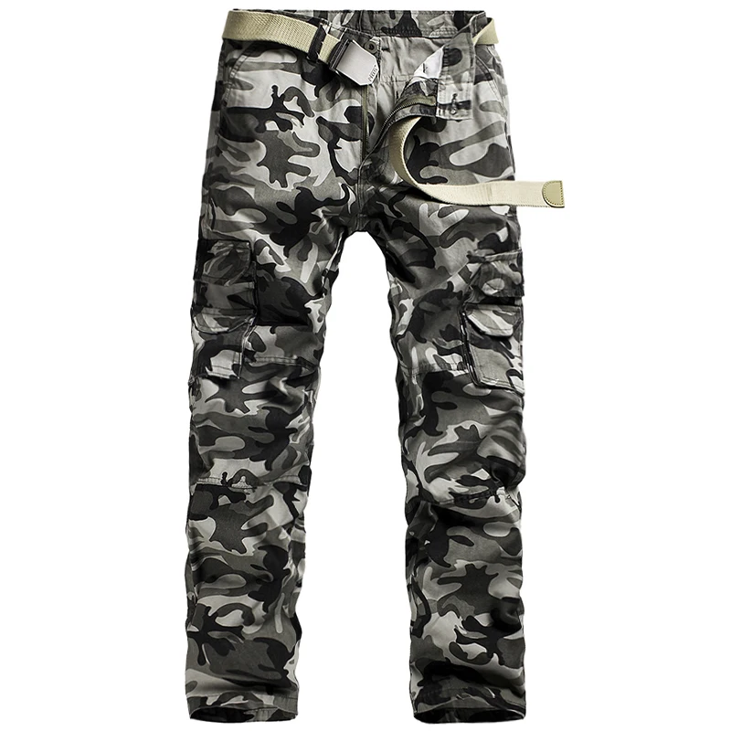 Осенние Брендовые мужские Модные Военные Брюки карго мульти с карманами