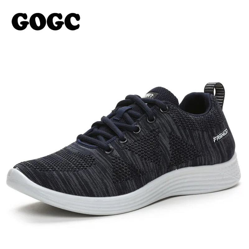G336-7 GOGC, летняя мужская повседневная обувь, Вулканизированная обувь, черные кроссовки для бега, слипоны для мужчин, брендовая парусиновая обувь, шнурки, лоферы, G336 - Цвет: G336-7