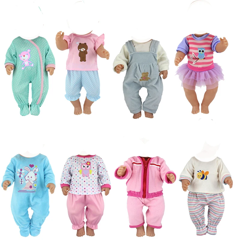 

Кукла игрушки одежда для 18 дюймов Кукла Одежда для 18 "43 см bebe Новорожденные куклы игрушки аксессуары девочка подарки