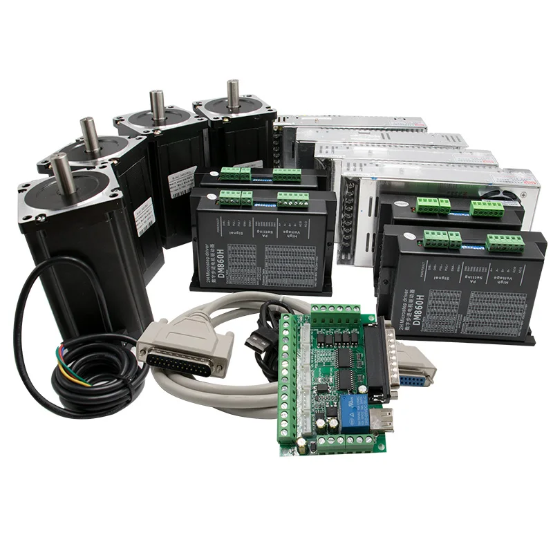 

Eu Ru Free Vat 3 4 Axis 2 Phase Dc Stepper Motor Driver Kit Nema 34 For Cnc Router Milling Machine