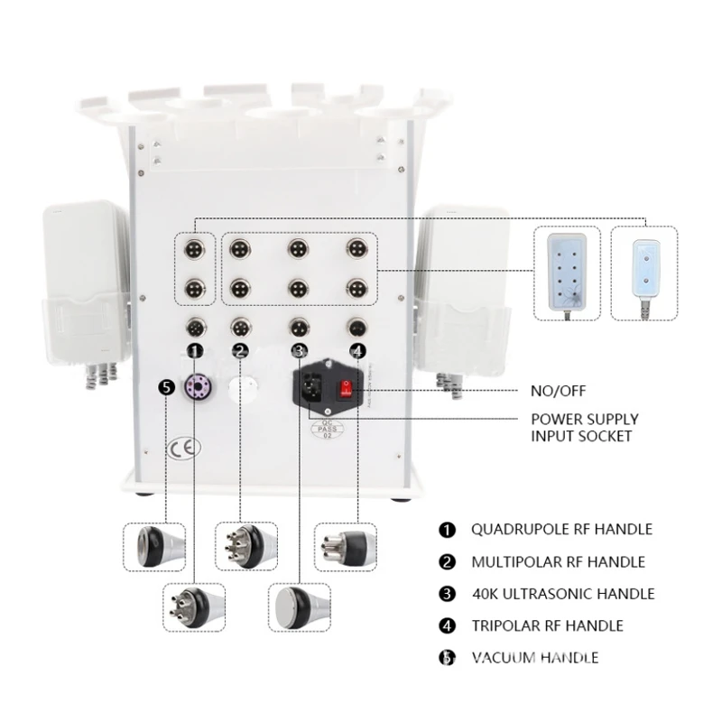 Goedkoop 6in1 Ultrasone Vacuüm Cavitatie Rf Radio Frequentie Body Slim Cellulitis Machine Afslanken Stimulator Machine Gewichtsverlies Gemakkelijk