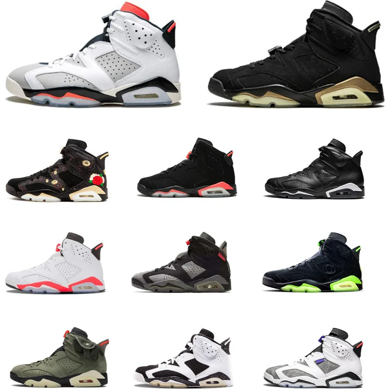 

Zapatillas de baloncesto informales 6s para hombre, zapatillas de baloncesto masculinas, con reflejo del vuelo de La Plata,