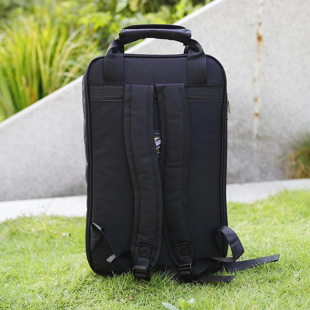 

Drumstick Bag Case With Strap Waterproof Oxford Cloth Percussion Instrument Accessories Thicken Backpack for Drum Sticks Mallets