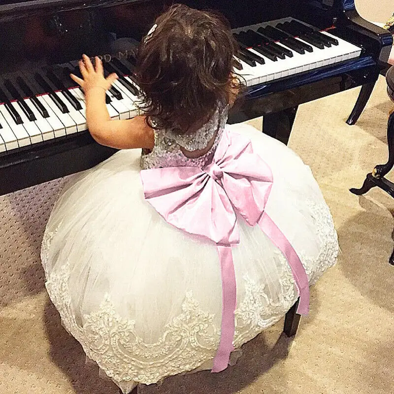 Oversize Baby Girl Kids Party Tutu Dress Pageant Wedding Birthday Princess Christening 0-10T | Детская одежда и обувь