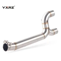 stainless steel exhaust pipe 304 for fz6n tracer900 exhaust for racing bike modified parts 2018 2019