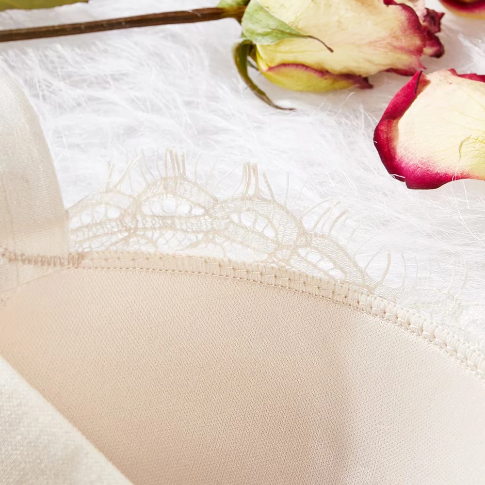 Комплект нижнего белья женский кружевной бесшовный бюстгальтер с чашками пуш-ап