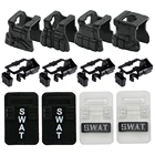 Армированный Карманный щит спецназа спецназ, солдат, набор аксессуаров, строительные блоки PUBG, Советская спецназ, городская полиция, MOC, игрушки