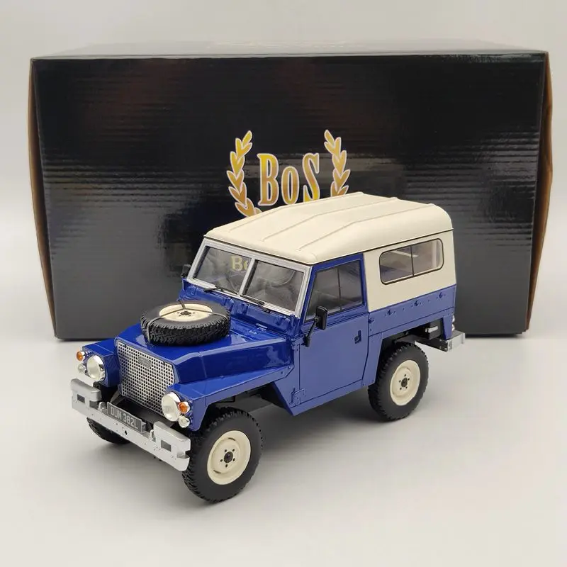 BOS 1:18 для L ~ nd R ver светильник Кая Серия III 1973 сине белая модель автомобиля