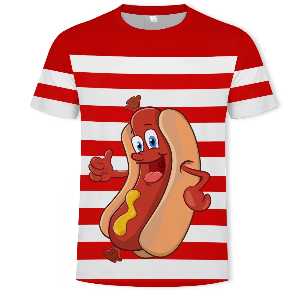 

Russian Vodka Food Temptation Beer Drink 3D Graphic T-shirt Printing Men's T-shirt Short Sleeve T-shirt Oversized T-shirt