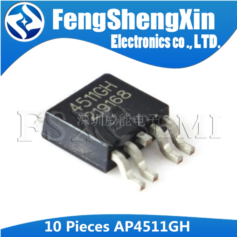 10 шт. AP4511GH TO252 AP4511 TO-252 SMD N и искусственный режим повышения мощности MOSFET IC |