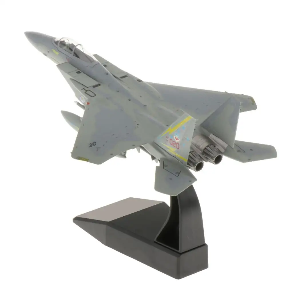 Escala 1:100 americano F-15 luchador &aacute;guila modelo de avi&oacute;n juguete modelo de avi&oacute;n chico regalo-3