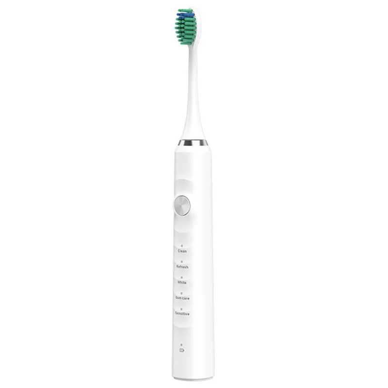 

Ультра звуковая электрическая зубная щетка USB перезаряжаемая зубная щетка для взрослых электронная моющаяся отбеливающая зубная щетка