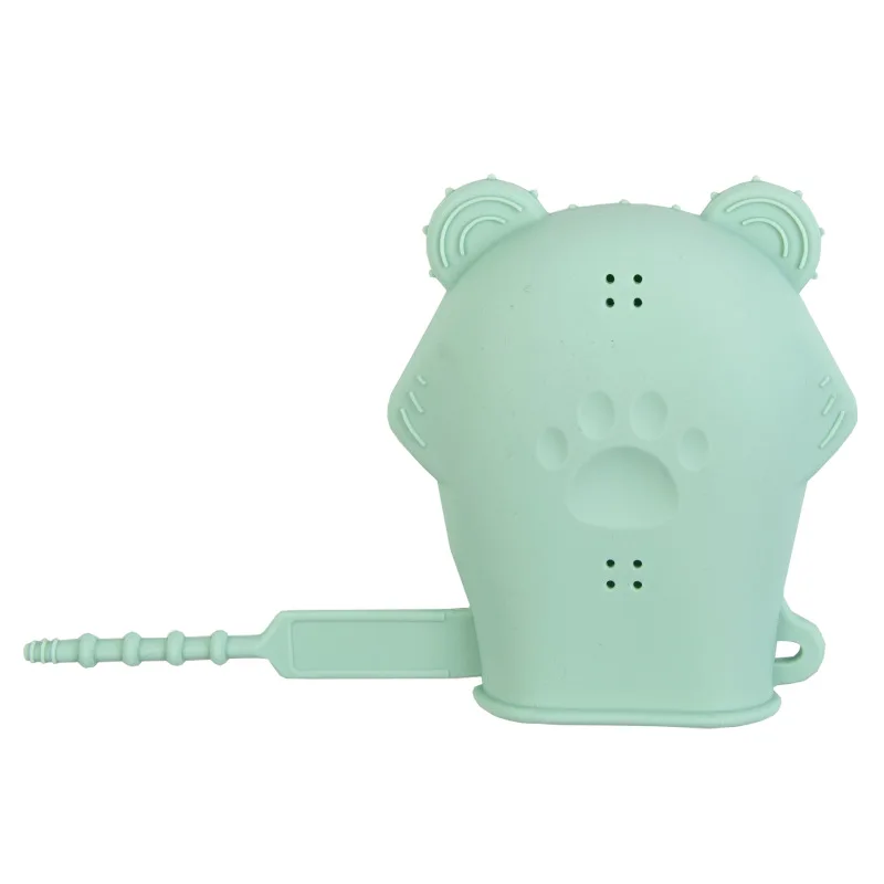 

Newest Baby Teether Gloves Teeth Oral Care Teething Pain Relief Newborn Bite Chew Toys Adjustable Silicone BPA Free