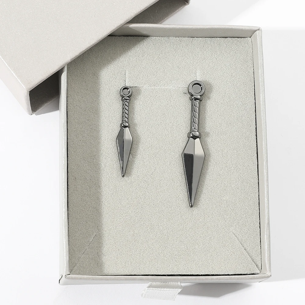 Популярные серьги из аниме кунай для женщин и мужчин подвески орочимару Конохи