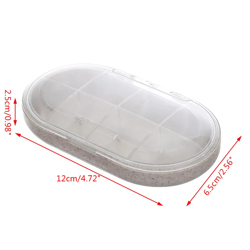 

4/6/8Grid Design Pill Case Travel Portable Pill Box Drug Tablet Medicine Storage Holder Splitter Organizer Container Case