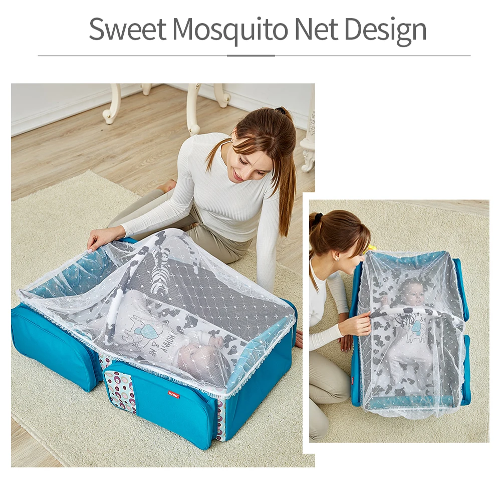 3 в 1 портативная многофункциональная детская кроватка для путешествий Складная