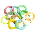 Mosodo рыболовная леска для ловли нахлыстом 100 футов, многоцветная плавающая водная леска, плавающая водная леска, передняя многомодельная дополнительная основная леска для ловли нахлыстом