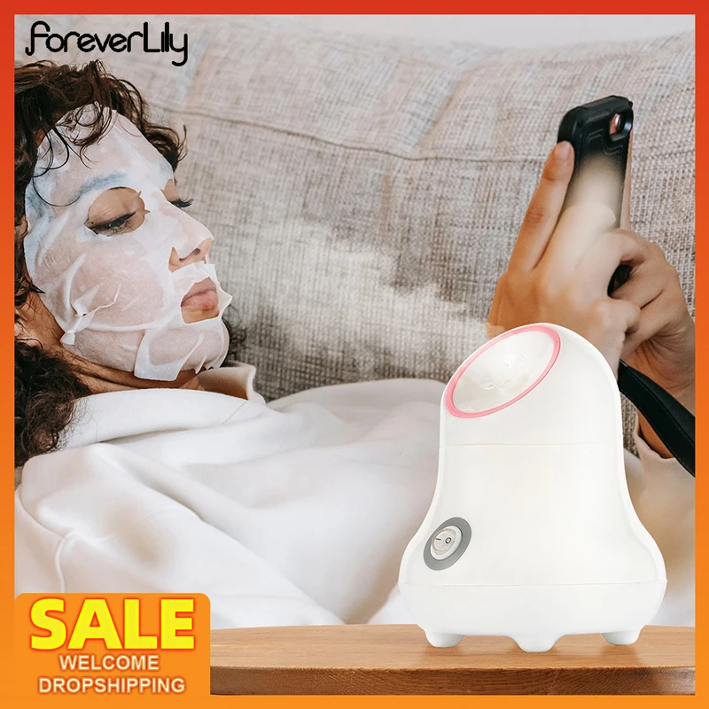 

70ML Facial Steamer Nano Ionic Face Steamer Home Sauna Spa Warm Mist Sprayer Humidifier Atomizer Skin Moisturizing Pores Cleanse
