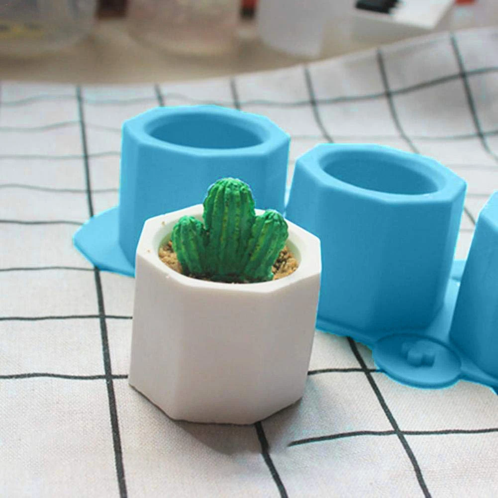3 в 1 силиконовая форма для изготовления цветочных Горшков|Цветочные горшки и
