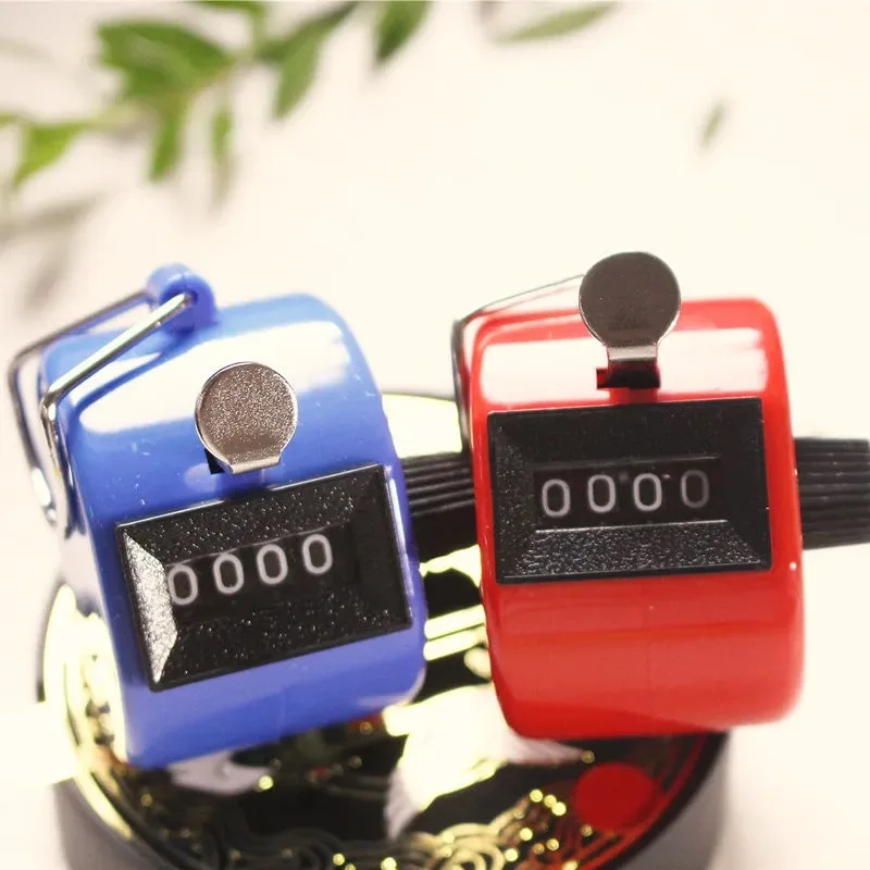 Счетчик 4 значных цифр ручной счетчик механический Tally Clicker таймер для спорта