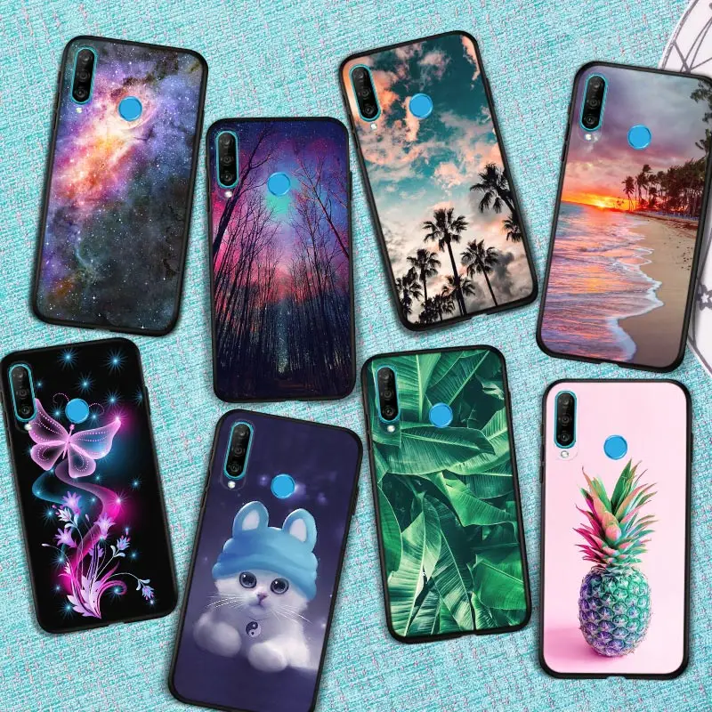 Чехол для Huawei P20 P30 Lite мягкий силиконовый чехол Pro телефона | Мобильные телефоны и