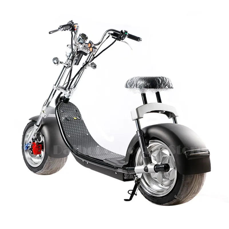 Электрический скутер Citycoco два колеса электрические скутеры большие 60V 1000W