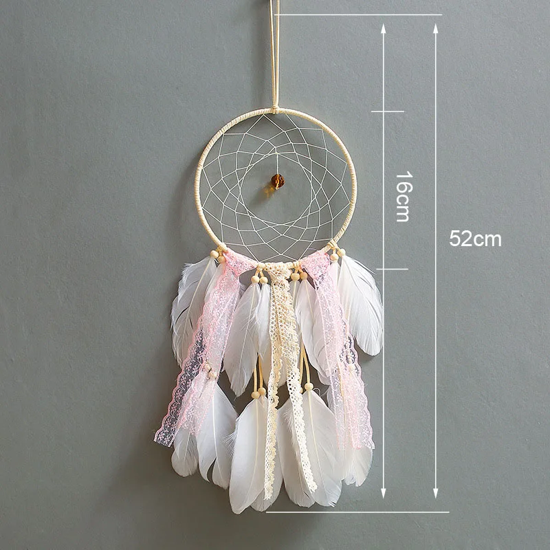 Ловец снов в скандинавском стиле перо для девочек инновационный настенный