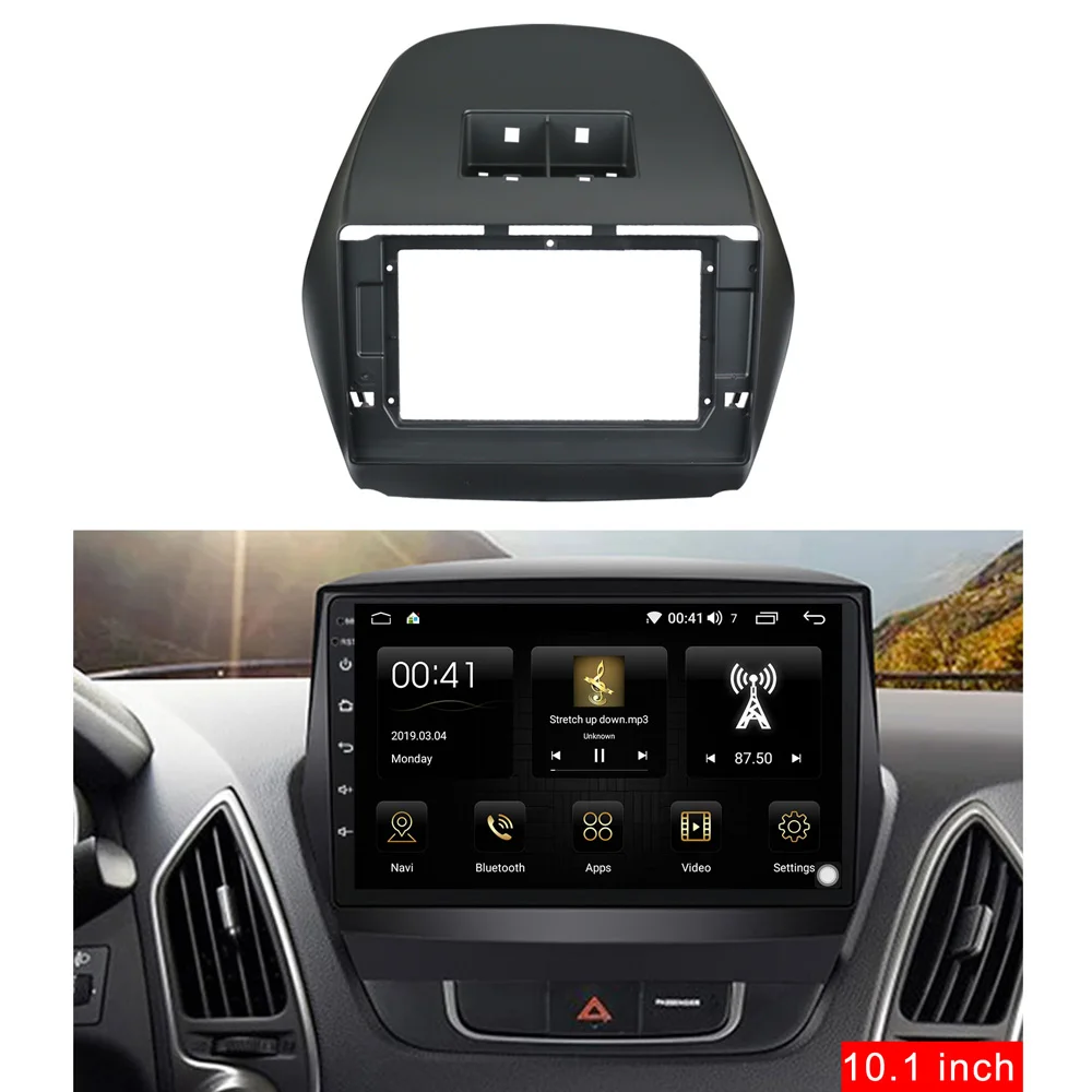 10 1 дюймовая Автомобильная панель для HYUNDAI IX35 2011 2017 двойная Din рама Dvd Установочная