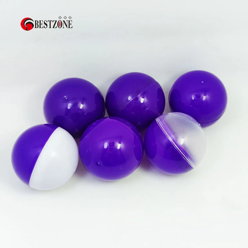 Капсулы пластиковые детские фиолетовые круглые, диаметр 40 мм, 100 шт./лот от AliExpress WW