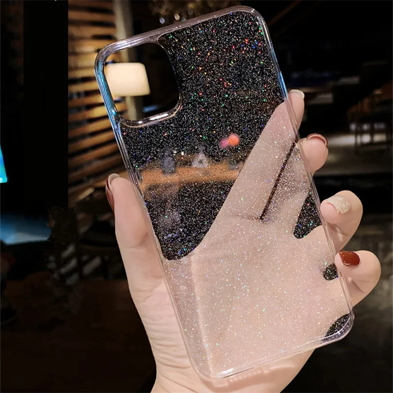 Блестящий Мягкий чехол со звездой для телефона Huawei P30 Pro P20 Lite P40 Nova 3i Honor 9X Golbal 8A 8S Mate