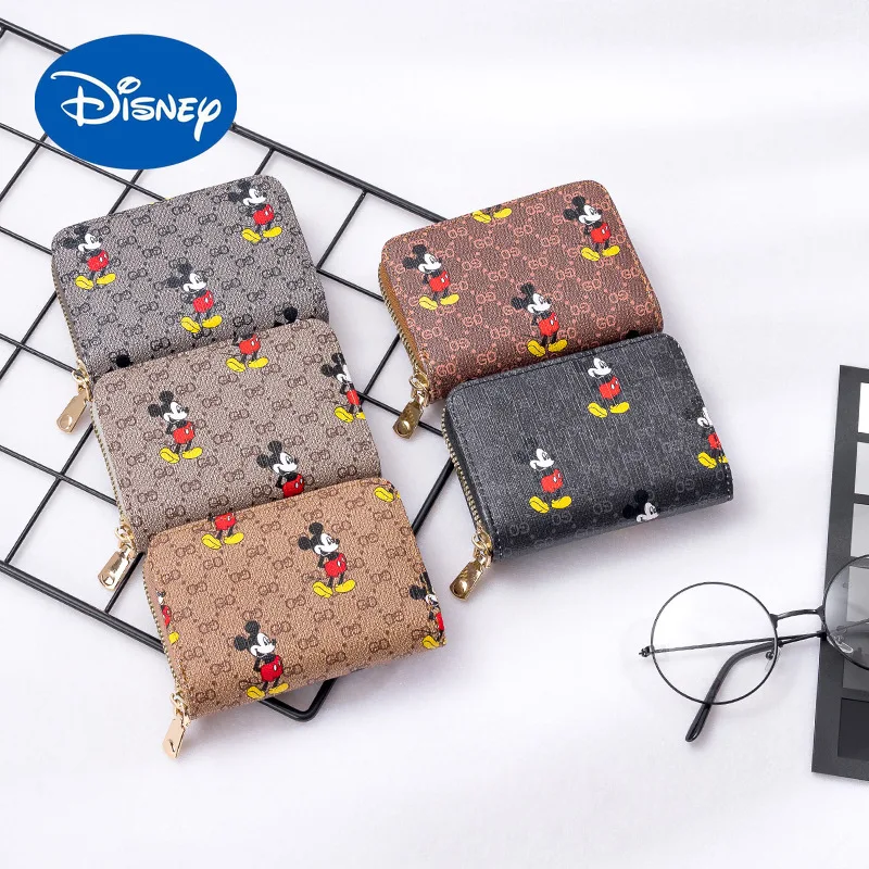 

Disney 2021 Fashion Simple Female Cute Large Capacity Multi-card Bit Mickey Coin Purse Women's Ultra-thin Driver's License
