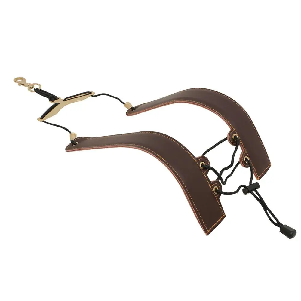 Adjustable Leather Saxophone Shoulder Neck Strap with Buckle for Sax Plyers Music Lovers Accessories | Спорт и развлечения