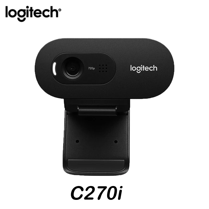 Оригинальная веб-камера Logitech C270 C270i HD 720P со встроенным микрофоном мини-камера для