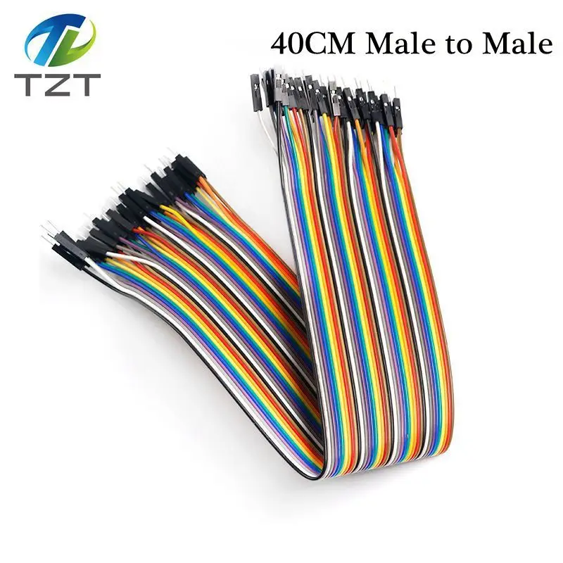 TZT Dupont Line 10 см/15 см/40 см мужской+ Женский Мужской и Женский Соединительный провод Dupont кабель для arduino DIY KIT
