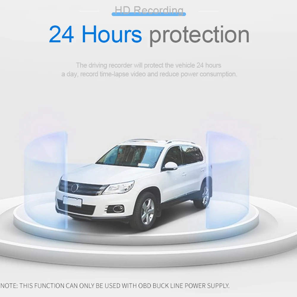 Автомобильный видеорегистратор авторегистратор с сенсорным экраном 4 '' 3