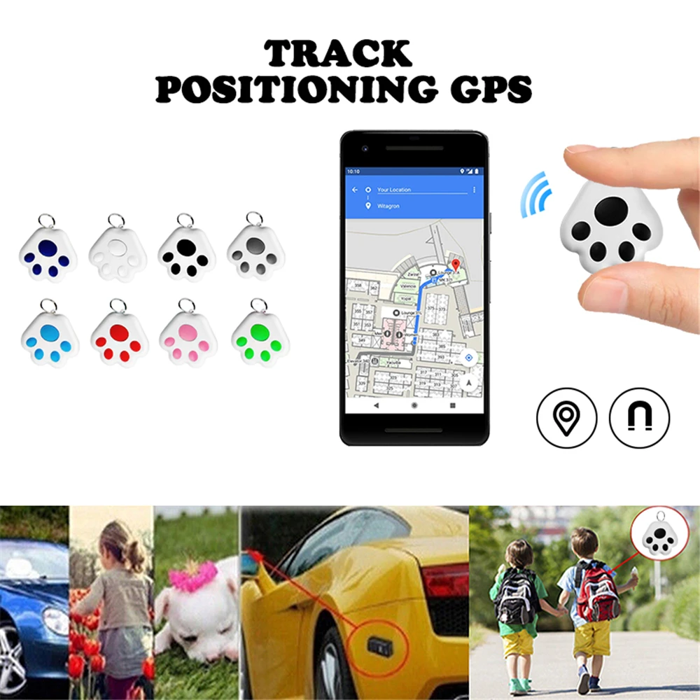 

Mini Smart GPS Tracker Key Finder Locator Wireless Bluetooth Anti Lost Alarm Sensor Device Tracker For Kids Pets Car Luggage