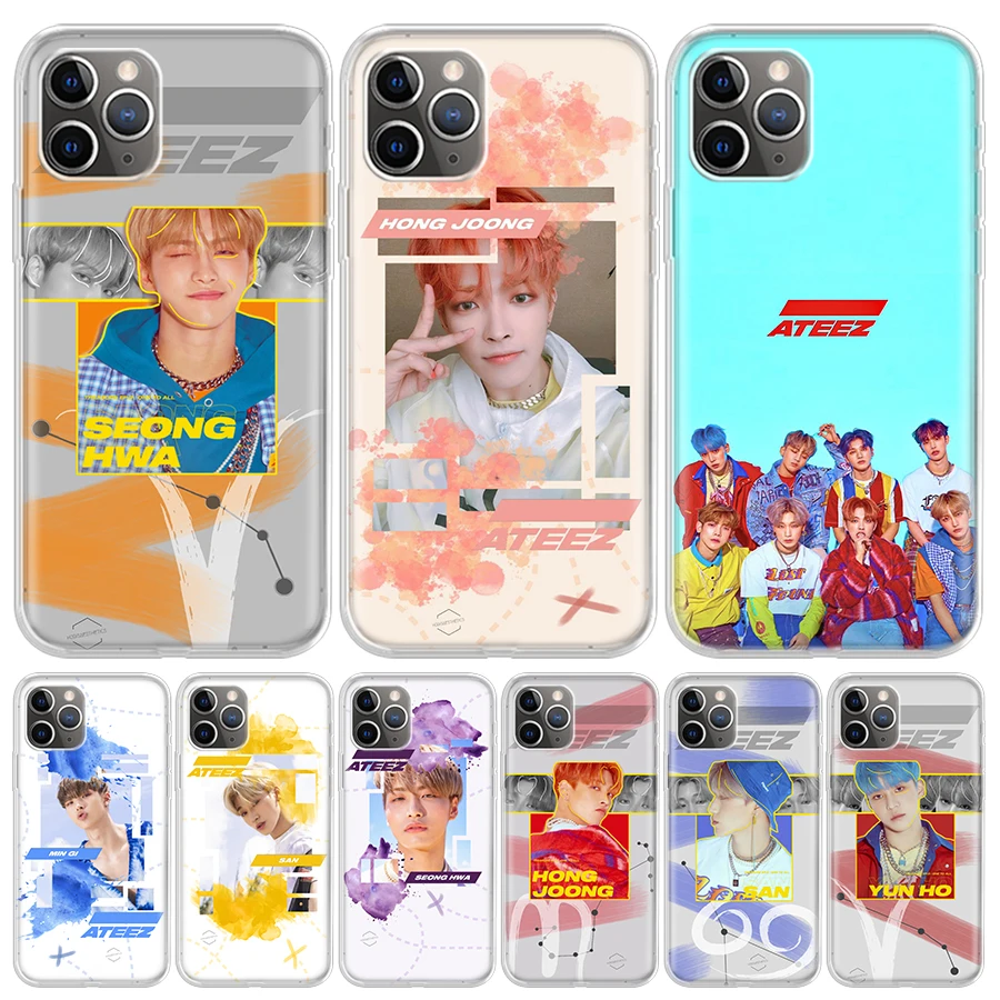 

Ateez Kpop Song Mingi Silicone Case Coque For iPhone 13 Pro Max 11 12 Pro XS MAX X XR 7 8 6 6S Plus SE 2020 Back Cover