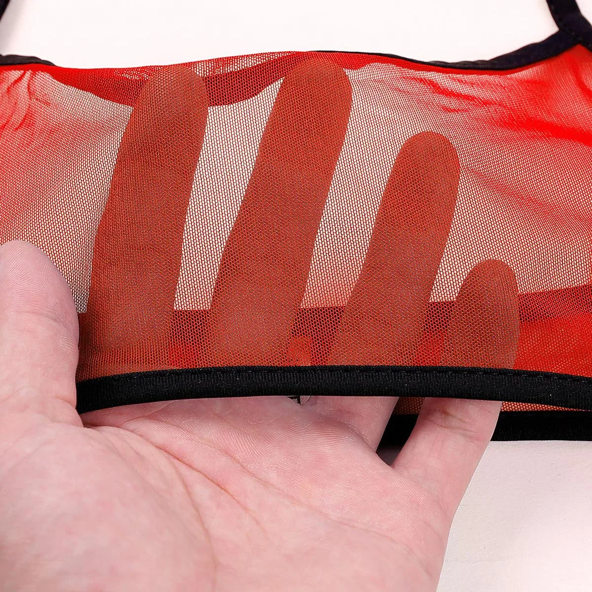 Прозрачный сетчатый купальный костюм TiaoBug для взрослых мини купальник