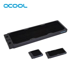 Alphacool NexXxoS ST25 полностью медный тонкий радиатор, водяное охлаждение 120 мм240 мм360 мм радиатор для небольшого чехла, G14*2