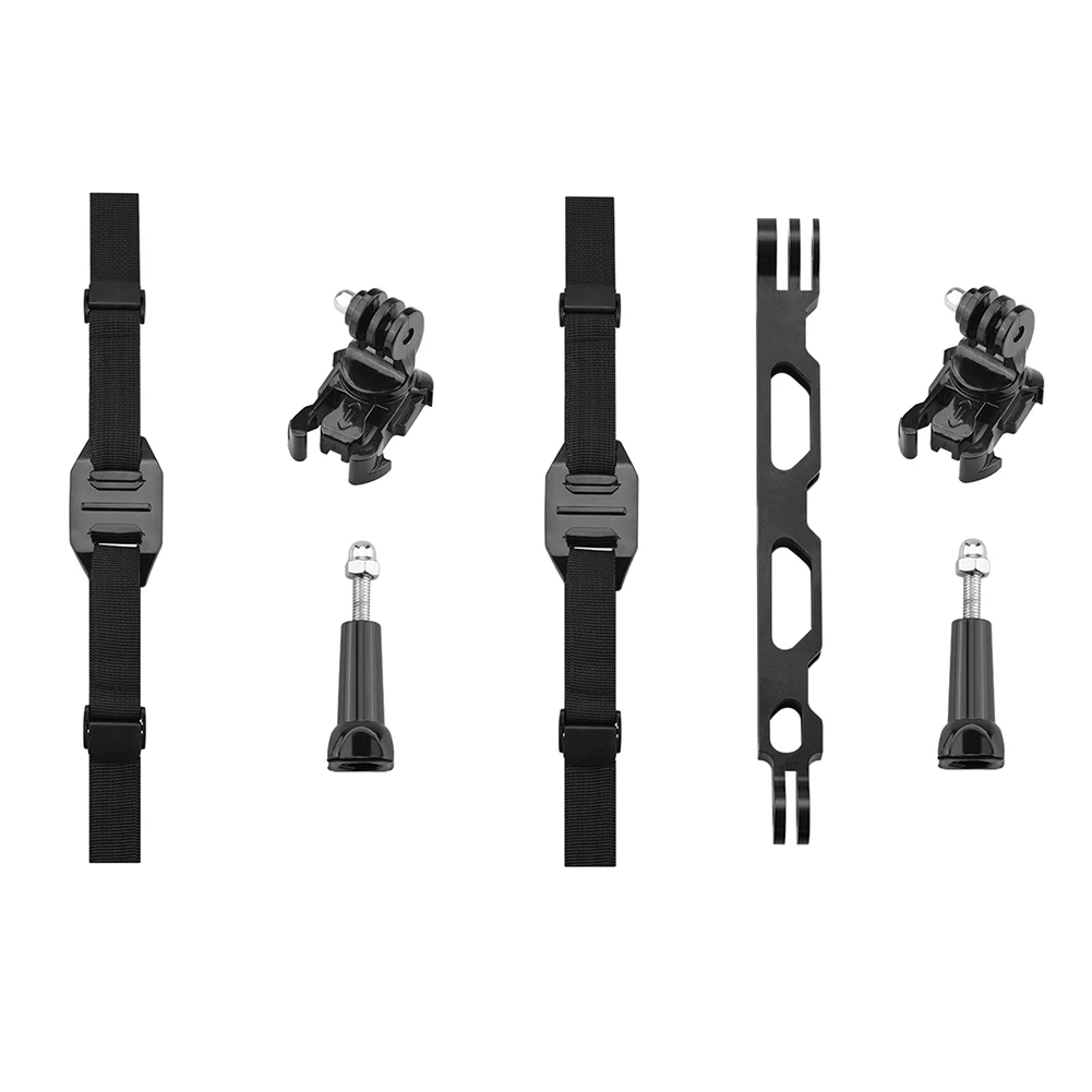 

Ремешок для шлема для камеры Go Pro/Osmo Action/Insta360 ONE R регулируемый ремень для шлема